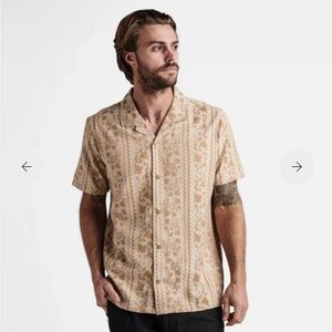 Men’s Roark Tan Patterned Shirt